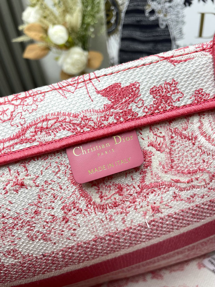 Medium Dior Tiger Book Tote M1286 Pink