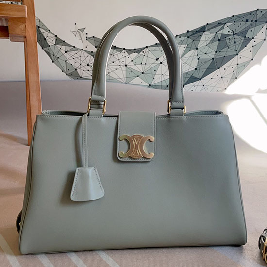 Celine Medium Appoline Bag 114963 Green Clay