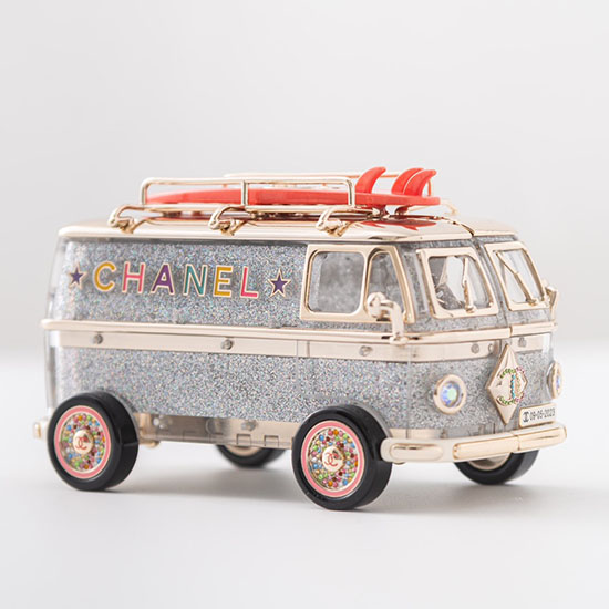 Chanel Mini Van Minaudiere Pink AS4590