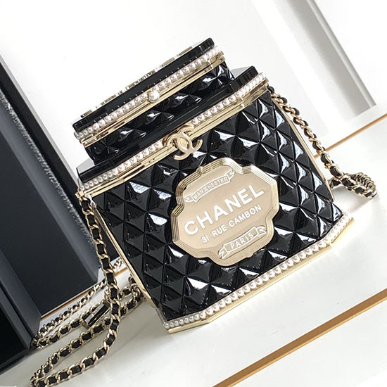 Chanel Tea Box Minaudiere AS4954