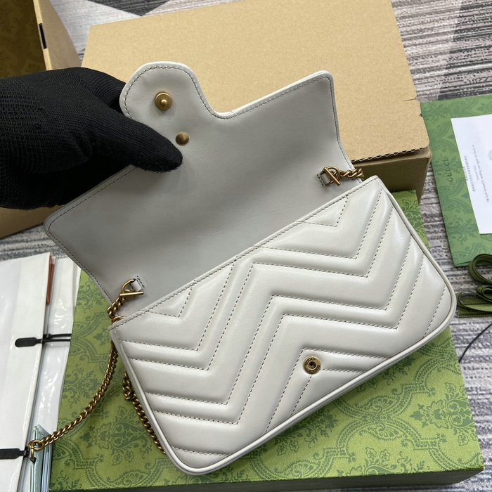 Gucci GG Marmont Mini Bag 751526 Grey