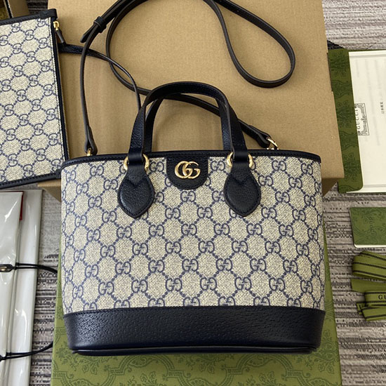 Gucci Ophidia Mini Tote Bag 811716 Blue