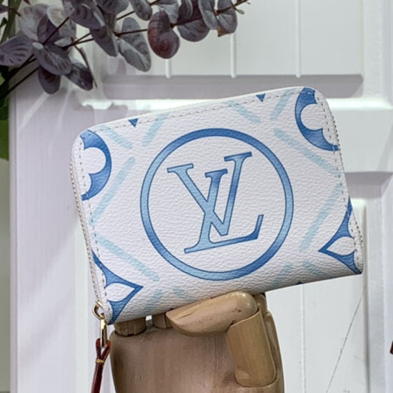 Louis Vuitton Zippy Coin Purse M83658 Blue