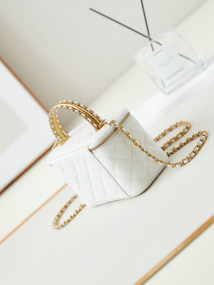 Chanel Small Vanity Case AP4056 White