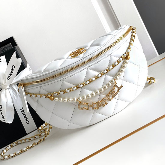 Chanel Waist Bag AS4991 White