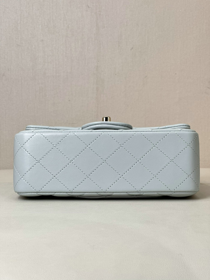 Small Chanel Lambskin Flap Bag A01116 Blue