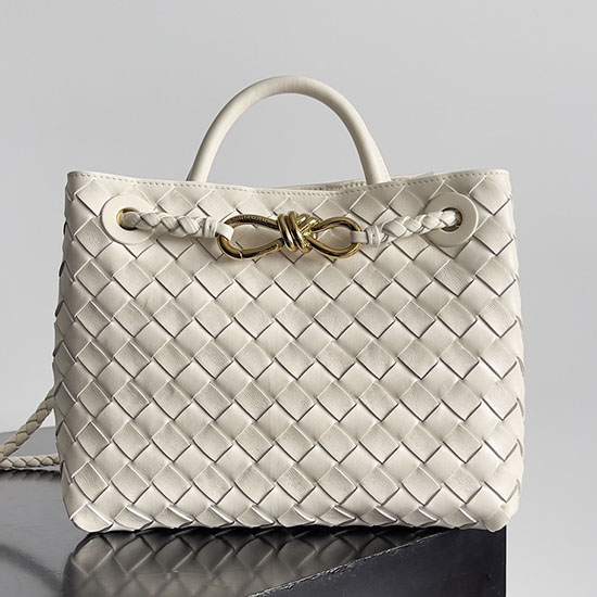 Bottega Veneta Small Andiamo Tote Bag B743568 Sea Salt