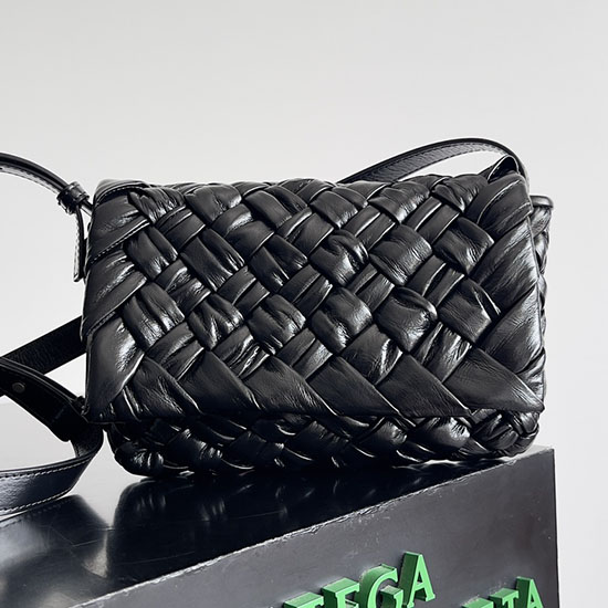 Bottega Veneta Small Rumple Messenger 787113 Black