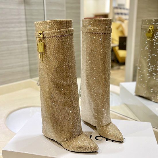 Givenchy Shark Lock Knee-high Boots SGB72524