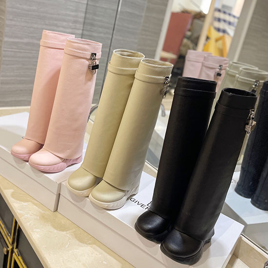 Givenchy Shark Lock Knee-high Boots SGB72557