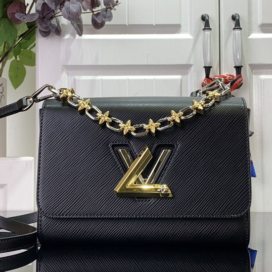 Louis Vuitton Twist MM Black M24044