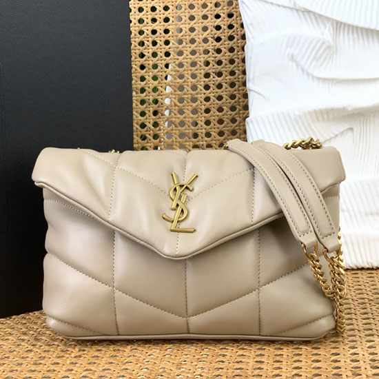 Saint Laurent Loulou Toy Puffer Bag 759337 Beige