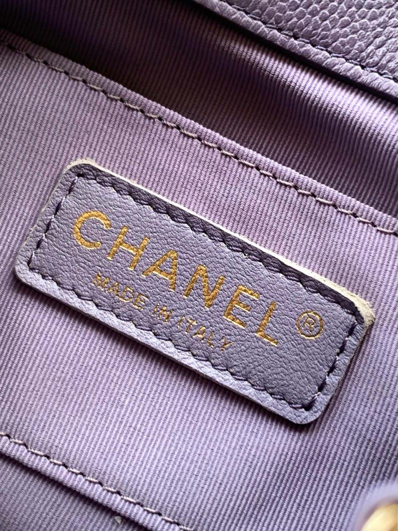 Chanel Small Backpack Purple AS3787