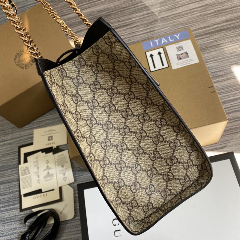 Gucci Padlock GG Supreme Shoulder Bag 479197 Black