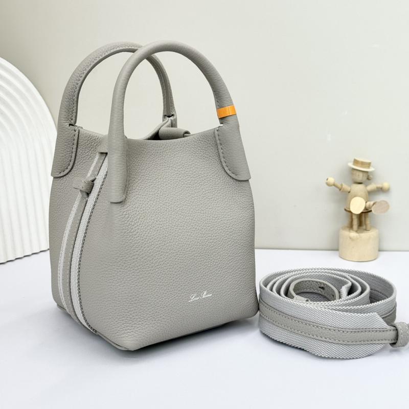 Loro Piana Grained Calfskin Micro Bale Bag L794305