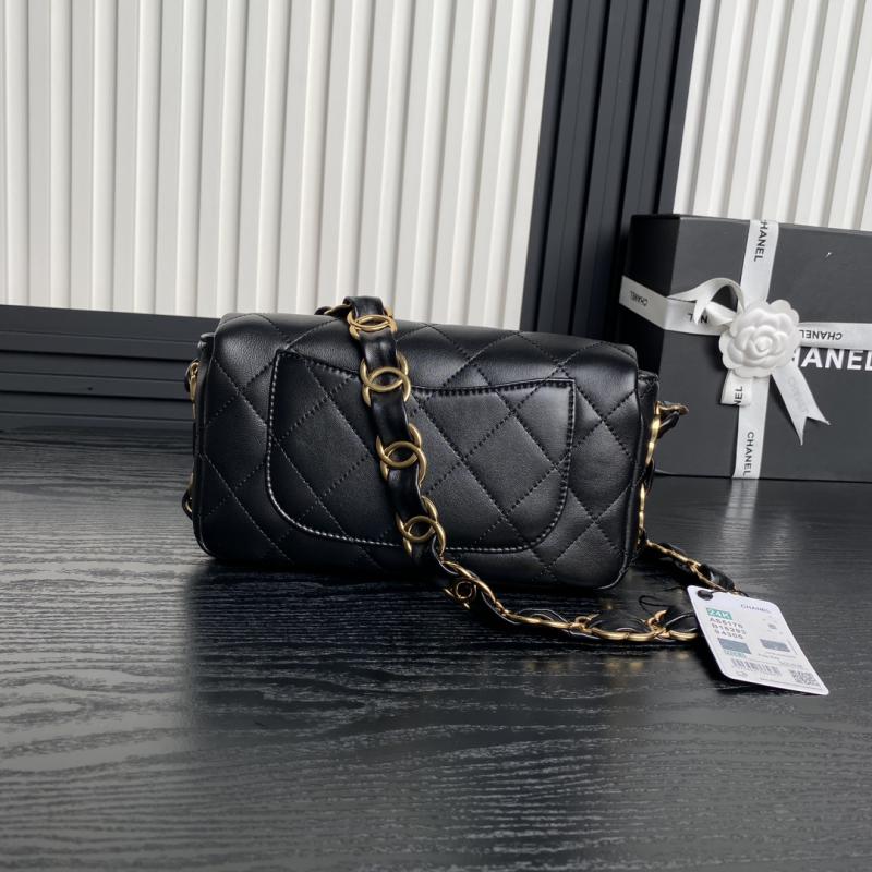 Small Chanel Lambskin Flap Bag AS5176 Black