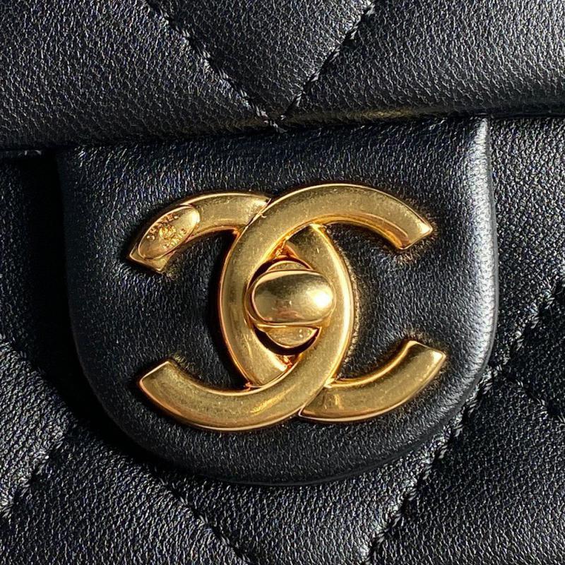 Small Chanel Lambskin Flap Bag AS5176 Black