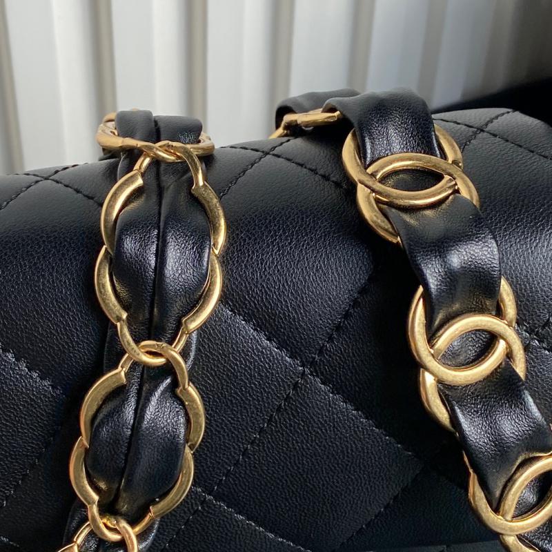 Small Chanel Lambskin Flap Bag AS5176 Black