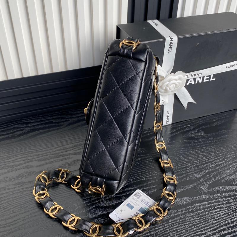 Small Chanel Lambskin Flap Bag AS5176 Black