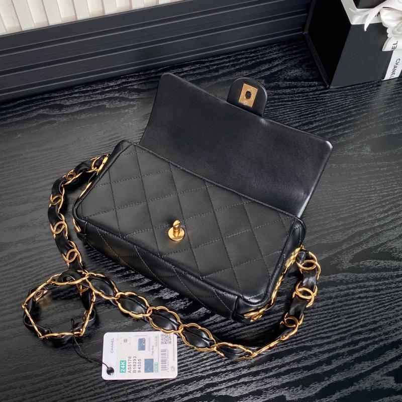 Small Chanel Lambskin Flap Bag AS5176 Black