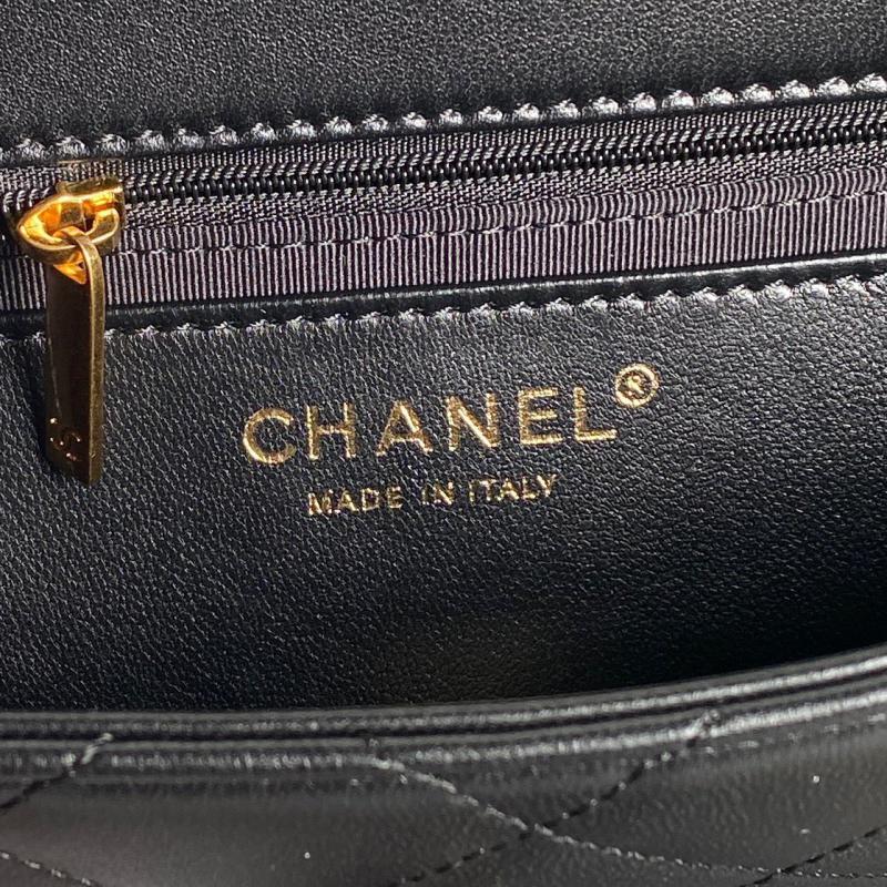 Small Chanel Lambskin Flap Bag AS5176 Black
