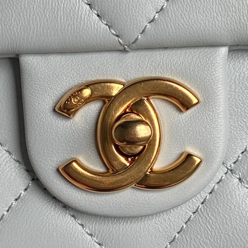 Small Chanel Lambskin Flap Bag AS5176 Light Blue