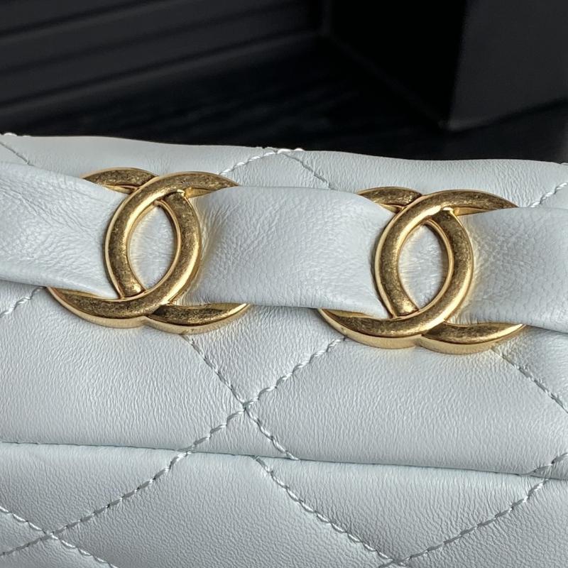 Small Chanel Lambskin Flap Bag AS5176 Light Blue