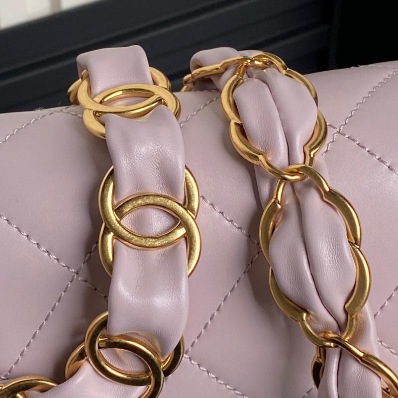 Small Chanel Lambskin Flap Bag AS5176 Light Purple