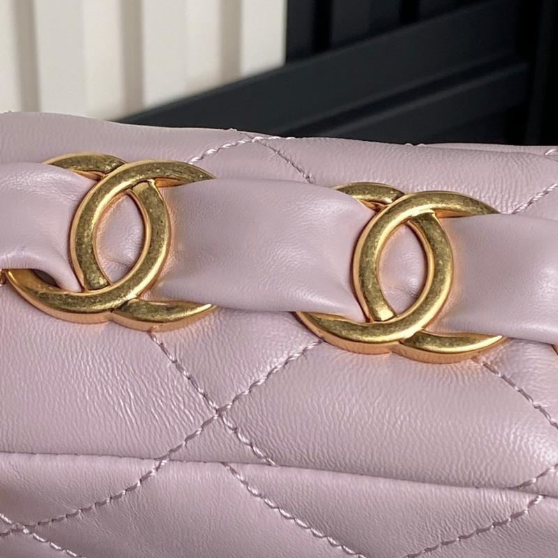 Small Chanel Lambskin Flap Bag AS5176 Light Purple
