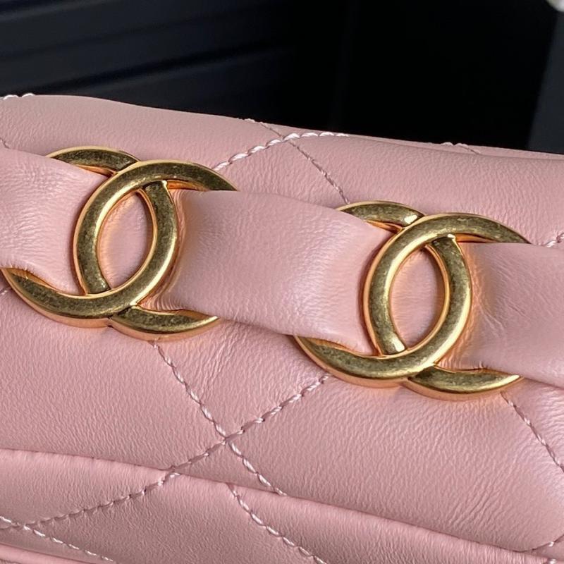 Small Chanel Lambskin Flap Bag AS5176 Pink