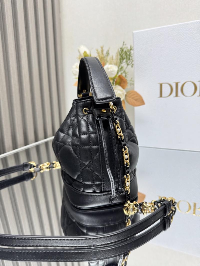 Small Dior Jolie Bucket Bag M2780 Black