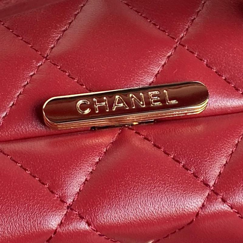 Chanel Lambskin Box Bag AS5168 Red