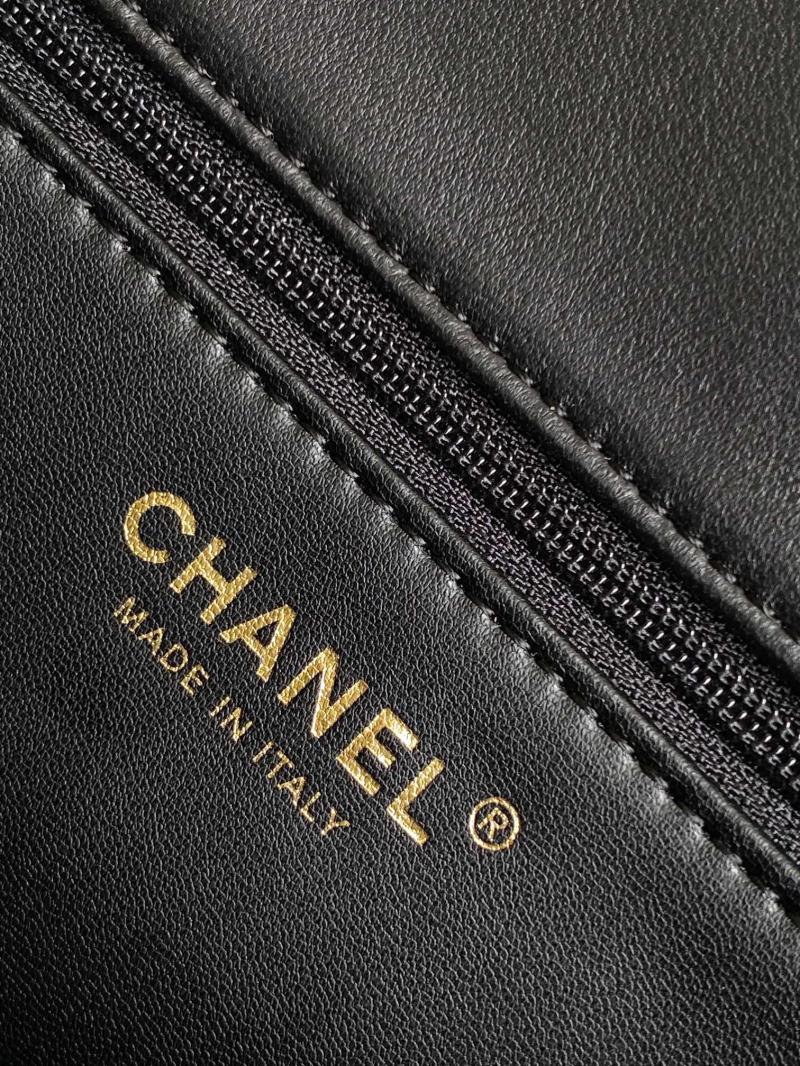 Chanel Shearling Lambskin Flap Bag AS5149 Black