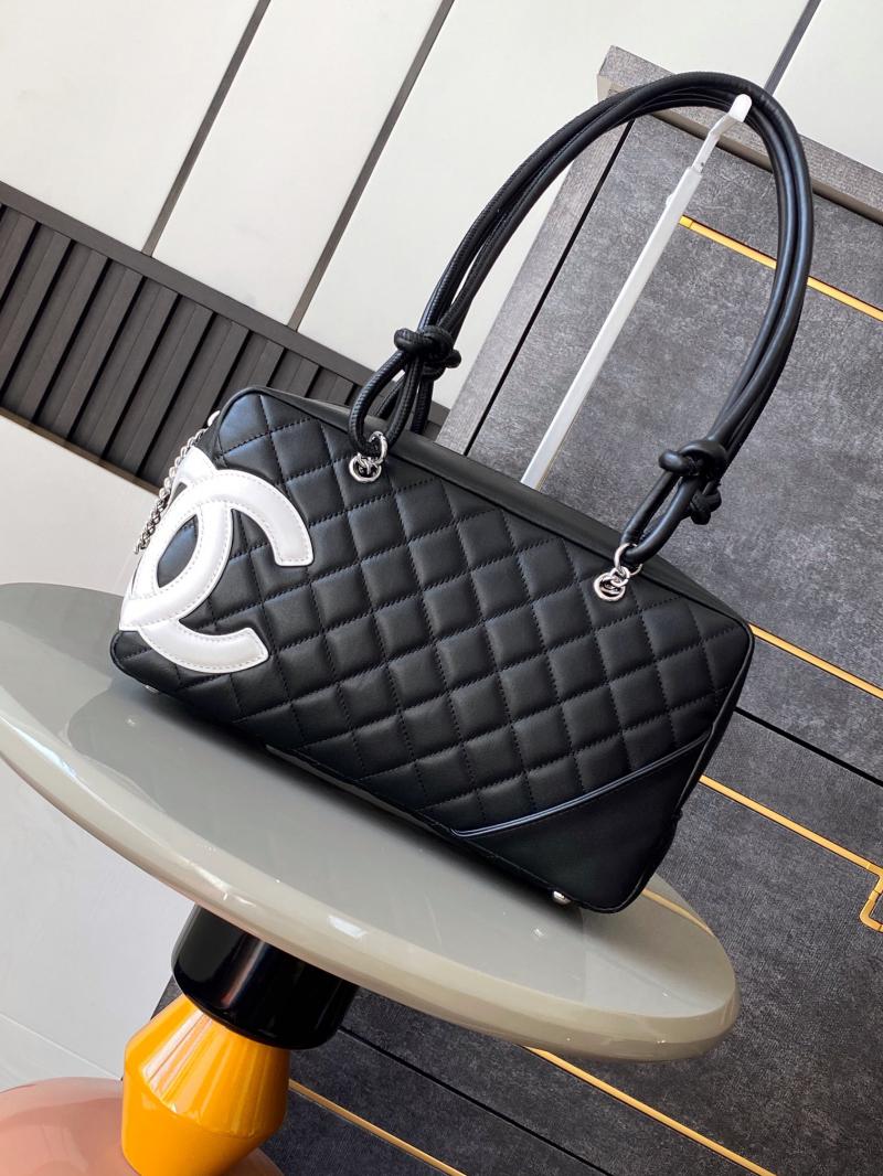 Chanel Cambon Ligne Bowler Bag A0506 Black