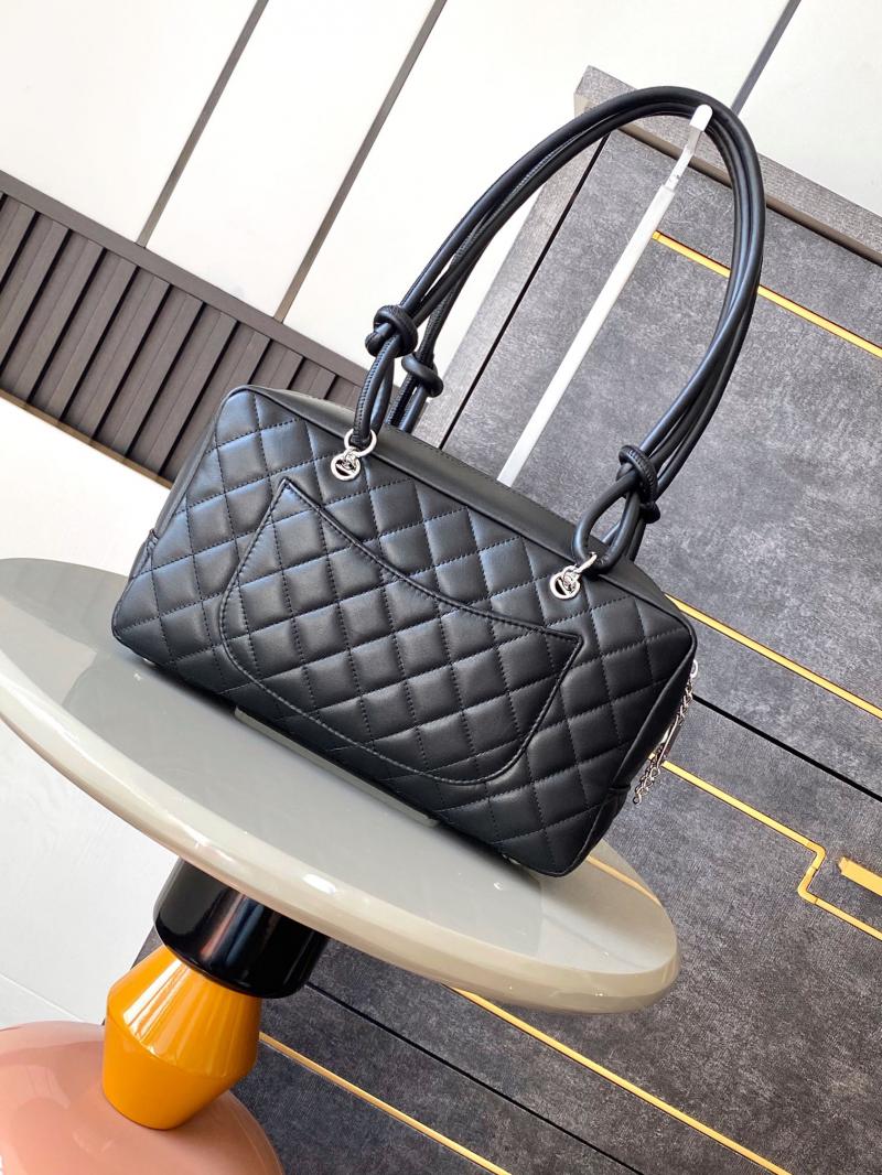 Chanel Cambon Ligne Bowler Bag A0506 Black
