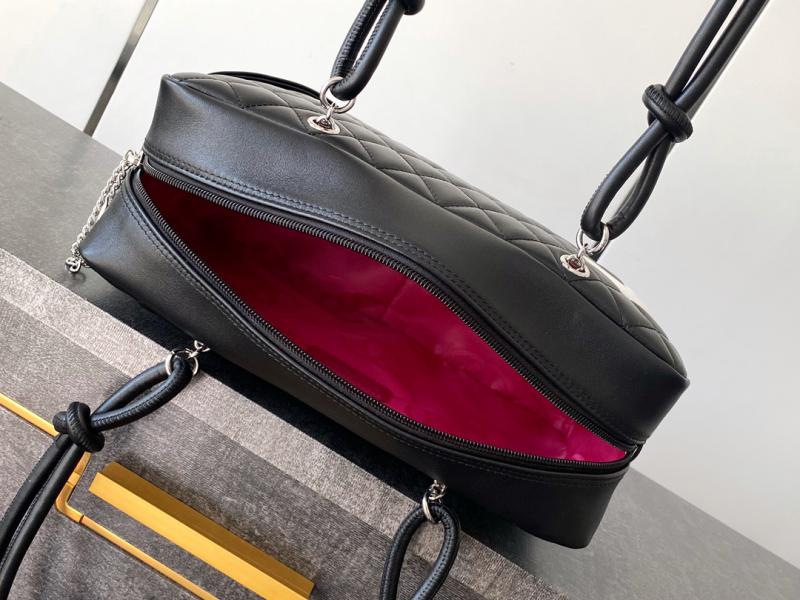 Chanel Cambon Ligne Bowler Bag A0506 Black