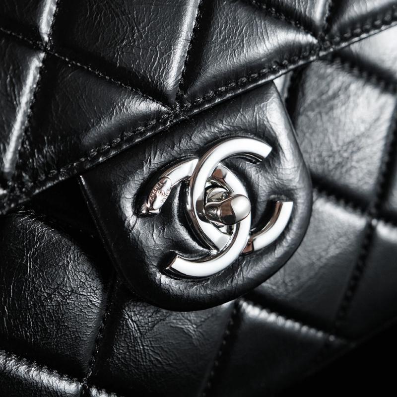 Chanel Glazed Calfskin CC Delivery Handbag AS8021