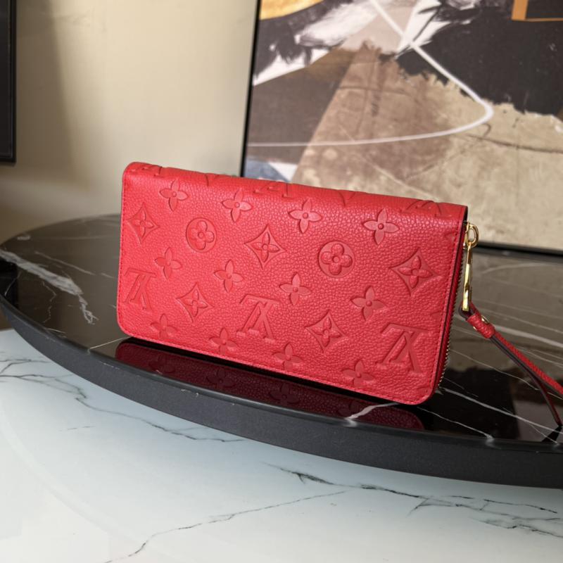 Louis Vuitton Zippy Wallet M61864 Red