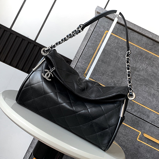 Chanel Calfskin Shoulder Bag AS2506 Black