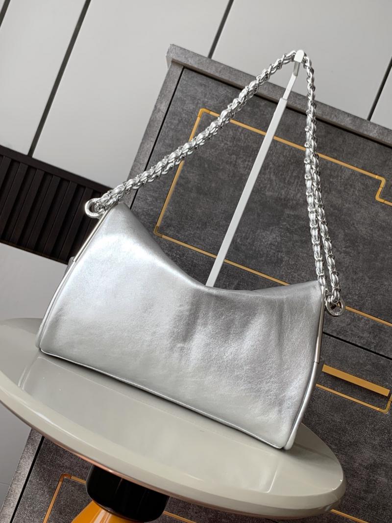 Chanel Calfskin Shoulder Bag AS2507 Silver