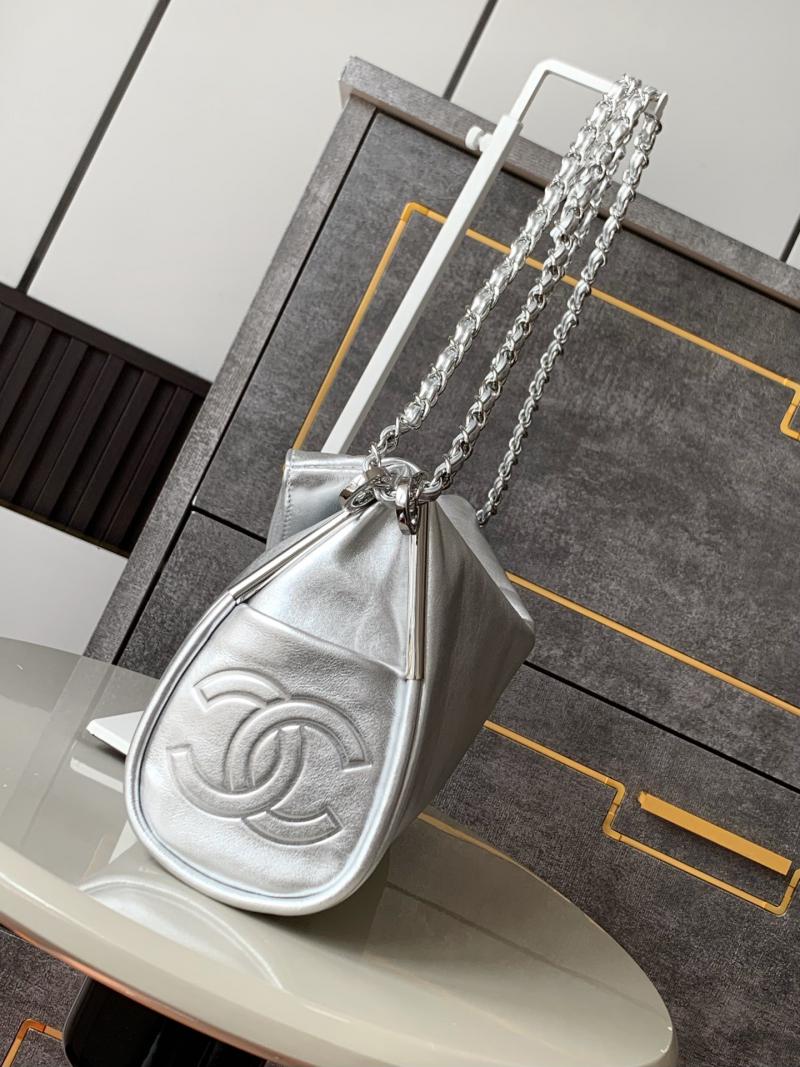 Chanel Calfskin Shoulder Bag AS2507 Silver