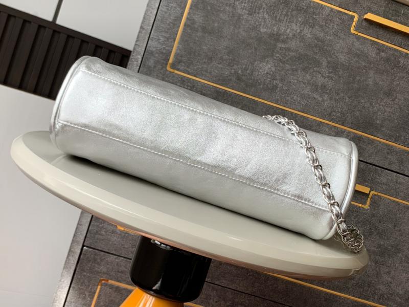 Chanel Calfskin Shoulder Bag AS2507 Silver