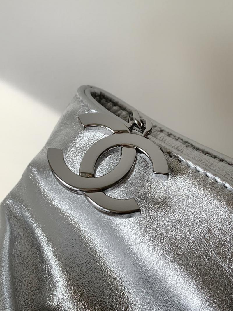 Chanel Calfskin Shoulder Bag AS2507 Silver
