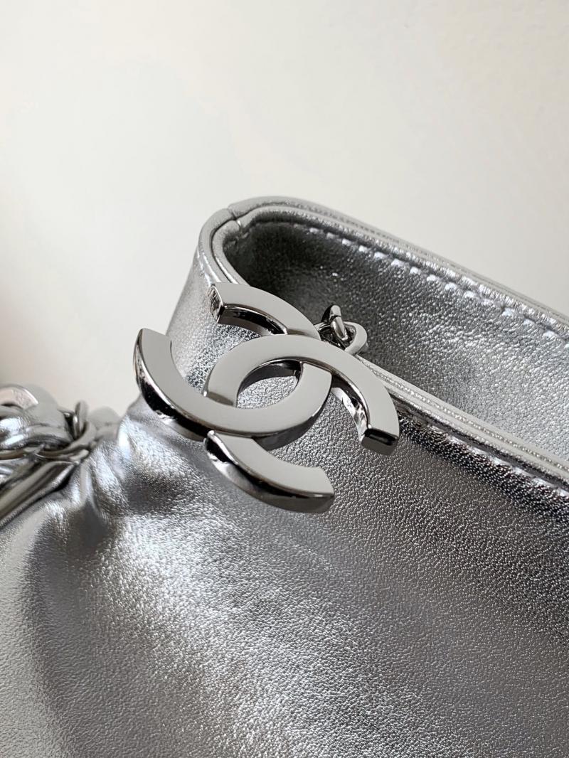 Chanel Calfskin Shoulder Bag AS2508 Silver
