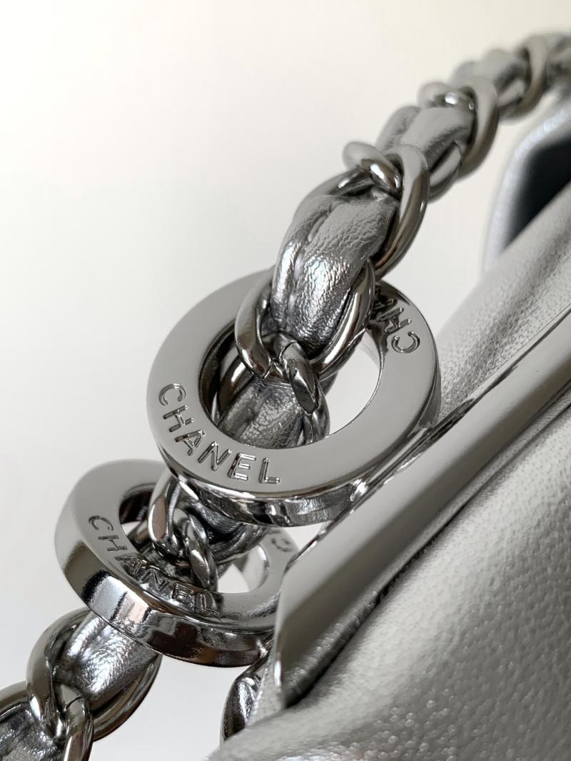 Chanel Calfskin Shoulder Bag AS2508 Silver