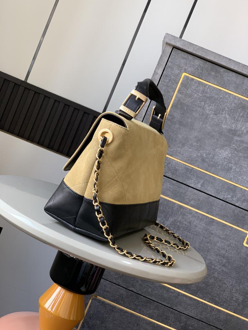 Chanel Suede Top Handle Bag AS2504