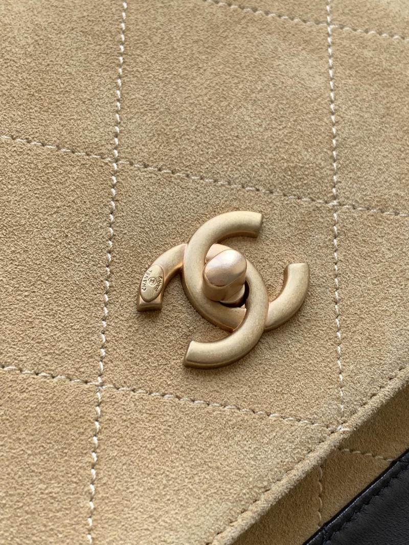 Chanel Suede Top Handle Bag AS2504