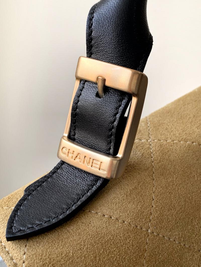 Chanel Suede Top Handle Bag AS2504