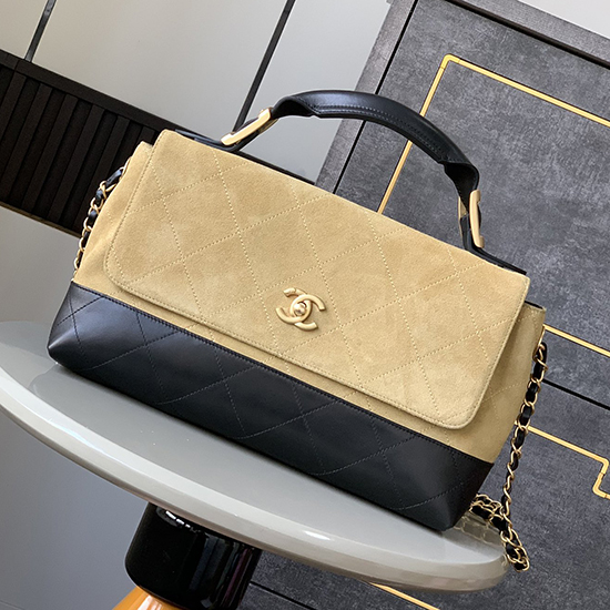 Chanel Suede Top Handle Bag AS2504