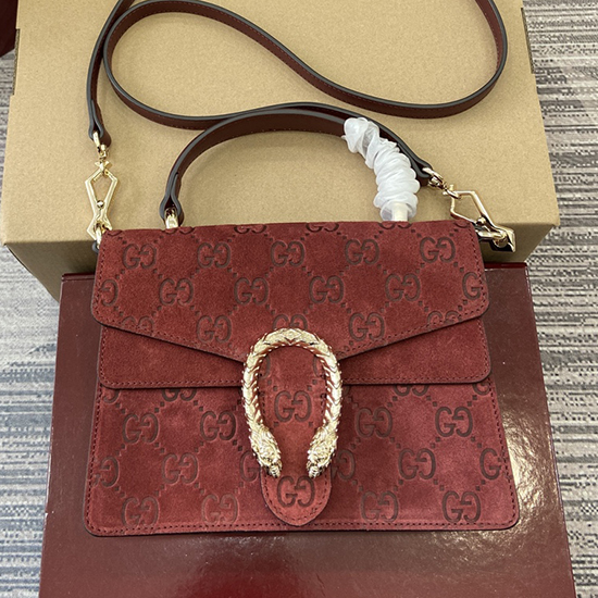 Gucci Dionysus mini top handle bag 813400 Red